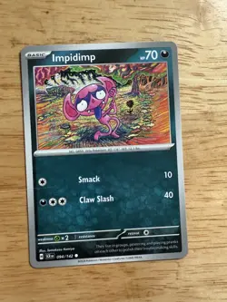 Impidimp Tomokazu Komiya 094/142 NM / M - Stellar Crown Pokemon Card - - Image 1