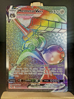 Melmetal VMAX Rainbow Secret Rare 080/078 Card NM Pokemon Go TCG - Image 1