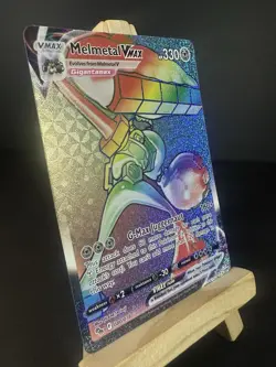 Melmetal VMAX Rainbow Secret Rare 080/078 Card NM Pokemon Go TCG - Image 3