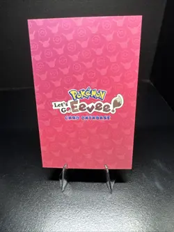NON TCG POKEMON LET’S GO EEVEE CARD DATABASE ESPEON - Image 3