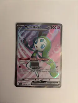 Pokemon Card SV11 Meloetta ex 159/086 Black Bolt Ultra Rare Full Art NM/M - Image 1