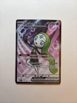 Pokemon Card SV11 Meloetta ex 159/086 Black Bolt Ultra Rare Full Art NM/M - Image 2