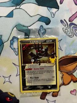 Pokemon Greninja Gold Star SWSH144 New & Sealed Promo Card Celebrations - Image 1