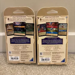 Disney Lorcana Into Inklands TCG Card Game Lot 2 Starter Deck Amber Emerald Ruby - Image 2