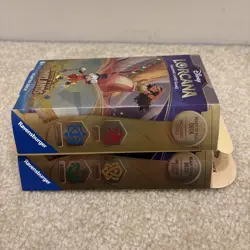 Disney Lorcana Into Inklands TCG Card Game Lot 2 Starter Deck Amber Emerald Ruby - Image 3