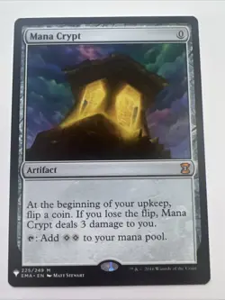 MTG Mana Crypt The List Reprints Eternal Masters - NM - Image 1