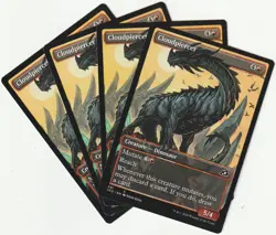 ✪ 4 MAGIC: The Gathering CLOUDPIERCER Red Creature MTG PLAYSET *Rote Kreatur - Image 1