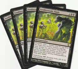 ✪ 4 MAGIC: The Gathering PARCHING BLIGHT Black Instant MTG PLAYSET - Image 1