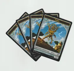 ✪ 4 Magic The Gathering Servo Creature Tokens | MTG | ARTIFACT | ARTIFACT - Image 1