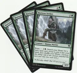 ✪ 4 MAGIC: The Gathering HORIZON SEEKER Green Creature MTG PLAYSET *Kreatur - Image 1