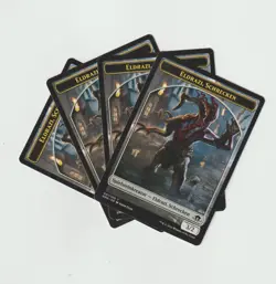 ✪ 4 Magic: The Gathering Eldrazi, Horror Creature Tokens Black | MTG PLAYSET - Image 1