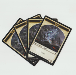 ✪ 4 Magic: The Gathering Spirit Creature Token Weiss | MTG | WHITE | GEIST - Image 1