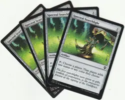 ✪ 4 MAGIC: The Gathering SPECTRAL SEARCHLIGHT Artifact MTG PLAYSET *Artefakt - Image 1