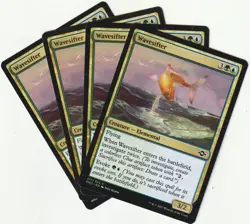 ✪ 4 MAGIC: The Gathering WAVESIFTER Multicolred Creature MTG PLAYSET *Creature - Image 1