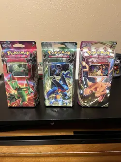 Pokemon Tcg Lot X3 Theme Deck Charizard Vivid Voltage Celestial Storm Sun Moon - Image 1