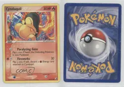 Cyndaquil Pokemon EX Unseen Forces #54 2005 05v0 - Image 3