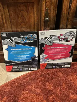 Pokemon Black Bolt And White Flare Binder Collection Lot Of 2 - Image 2