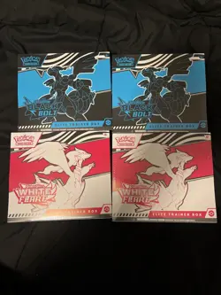 Pokemon TCG White Flair and Black Bolt Elite trainer box- in hand (Sealed) - Image 1