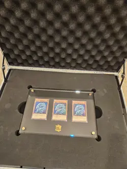 Yugioh TCG 25th Anniversary Kaiba Set Briefcase & Display, NO DECK of Cards - Image 1