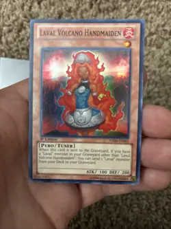 Yugioh Laval Volcano Handmaiden HA06-EN002 Super Rare 1st Edition - Image 1