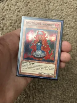 Yugioh Laval Volcano Handmaiden HA06-EN002 Super Rare 1st Edition - Image 3