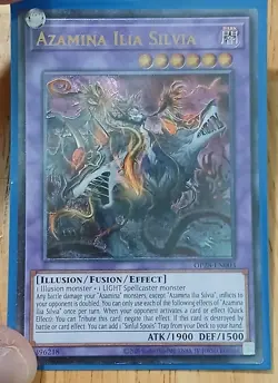 Yugioh Azamina Ilia Silvia Ultimate Rare - Image 1
