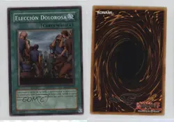 Painful Choice Spanish YuGiOh Dark Beginning 1 #DB1-SP033 2004 0ez5 - Image 3