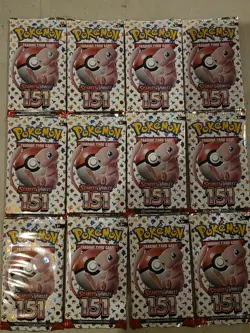 Pokemon TCG S&V 3.5: 151 Booster Pack Lot Of 12 Factory Sealed - Image 1