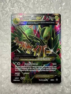Mega M Sceptile EX Full Art Holo 85/98 XY Ancient Origins NM Pokemon Card - Image 2