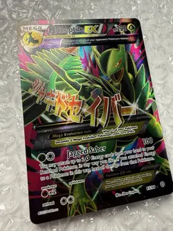 Mega M Sceptile EX Full Art Holo 85/98 XY Ancient Origins NM Pokemon Card - Image 3