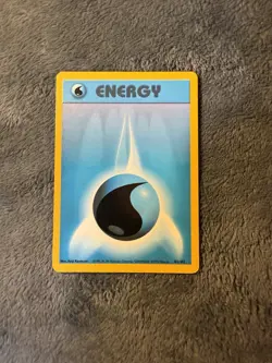 WATER ENERGY Pokemon Card WOTC 1st Edition Base Set Shadowless 102/102 NM (B) - Image 1