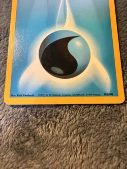 WATER ENERGY Pokemon Card WOTC 1st Edition Base Set Shadowless 102/102 NM (B) - Image 3