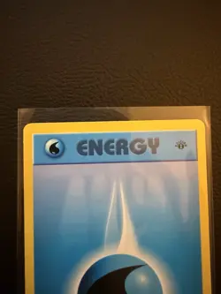 WATER ENERGY Pokemon Card WOTC 1st Edition Base Set Shadowless 102/102 NM (B) - Image 3