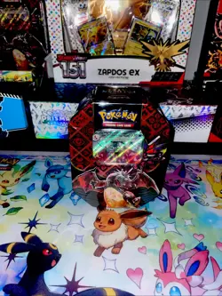 Pokemon TCG Paldean Fates Shiny Charizard ex Tin Factory Sealed - Image 1