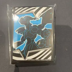 Zekrom Card Sleeves -Pokemon TCG Black Bolt ETB - 64 Card Sleeves (1 removed) - Image 1