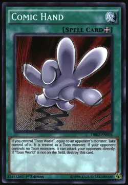 Yu-Gi-Oh! - Dragons of Legend 2 Comic Hand DRL2-EN026 Secret Rare 1st Edition - Image 1
