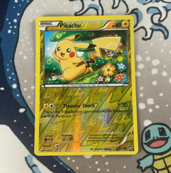 Pikachu 27/111 Reverse Holo XY Furious Fists Pokemon Card 2014 MP - Image 1
