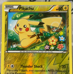 Pikachu 27/111 Reverse Holo XY Furious Fists Pokemon Card 2014 MP - Image 2