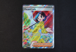 Parasol Lady 238/182 Holo Shiny Pokemon TCG Card Paradox Rift NEAR MINT - Image 1