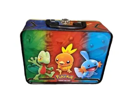 Pokemon Trading Card Game Case 2014 Graphics Collectible Lunchbox Tin, No Cards - Image 2