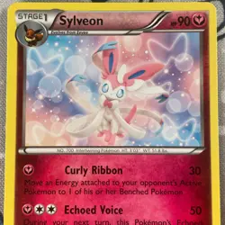 Sylveon 72/111 Rare Non Holo XY Furious Fists Pokemon Card 2014 LP - Image 2
