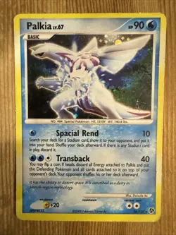 Palkia Pokemon Card 26/106 Theme Deck Exclusive Holo DMG - Image 1