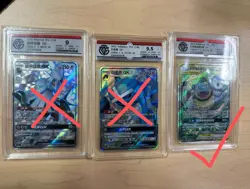 Pokemon S-Chinese Card Sun&Moon CSM2aC-157 SR Blastoise & Piplup-GX NM - Image 2