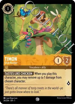 Disney Lorcana The First Chapter Common Cold Foil Pick Your Card TCG Singles - Image 4