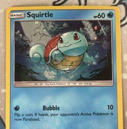 Squirtle 33/214 Cosmos Holo Promo Unbroken Bonds Pokemon Card 2019 LP/NM - Image 2