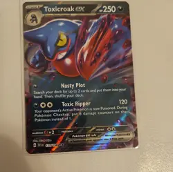 Toxicroak ex 131/198 - Ultra Rare Holo - Scarlet & Violet Pokemon Card MINT - Image 1
