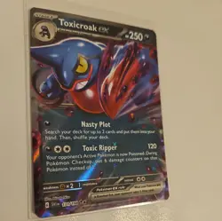 Toxicroak ex 131/198 - Ultra Rare Holo - Scarlet & Violet Pokemon Card MINT - Image 2