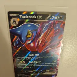 Toxicroak ex 131/198 - Ultra Rare Holo - Scarlet & Violet Pokemon Card MINT - Image 3