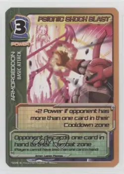 2018 Berlin Manalaysay's Combatron: The Card Game Psionic Shock Blast f9a - Image 1