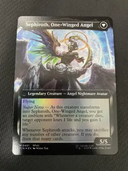 Ff Mtg Bundleenglish Expansion Artfoilthe Soldier Of Majesty Sephiroth - Image 5